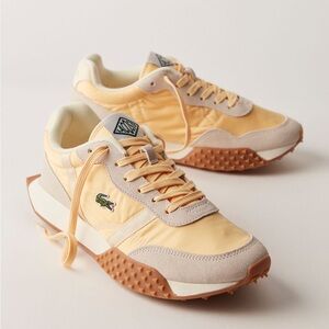 Lacoste L-Spin Evo Sneakers Light Yellow Gum Sz 9 Fits 10